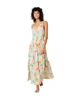 Rip curl dámské maxi šaty Follow The Sun Light Orange | Oranžová | Velikost M