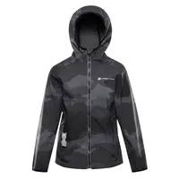 Dětská softshellová bunda s membránou alpine pro ezoro černá 128-134