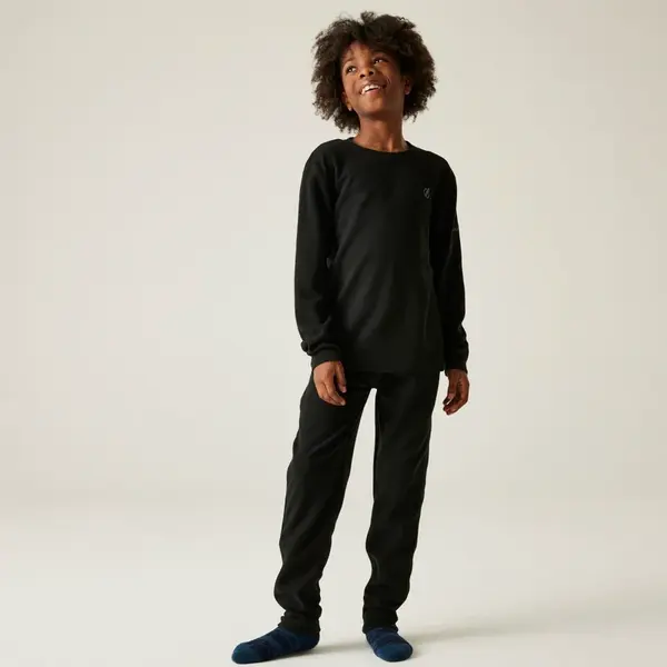 Dětský hřejivý fleecový set dare2b thermal černá 122-128