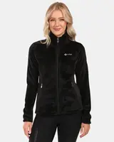 Dámská chlupatá fleecová mikina kilpi skathi-w černá 36