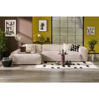 MID.YOU ROHOVÁ SEDAČKA, textil, béžová