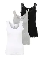 H.I.S Top  sivá / čierna / biela