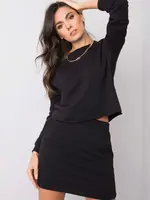 Černý teplákový komplet RUE PARIS