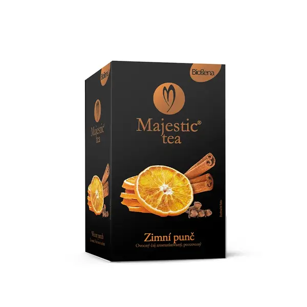 Čaj Majestic Tea Zimní punč 20x2g