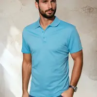 Pánské polo triko Barva modrá DSTREET