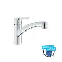 Grohe QuickFix Start - Dřezová baterie s výsuvnou sprškou, chrom 1012410000