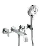 Axor Citterio - Tříotvorová vanová baterie pod omítku, chrom 39447000