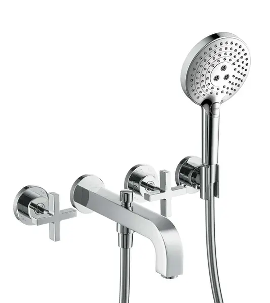 Axor Citterio - Tříotvorová vanová baterie pod omítku, chrom 39447000