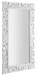 Sapho Zrcadla - Zrcadlo Scule v rámu, 80x150 cm, bílá IN328