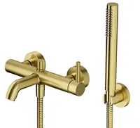 OMNIRES Y - Vanová baterie s příslušenstvím, kartáčovaná mosaz Y1231BSB