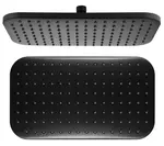 Aqualine Sprchy - Hlavová sprcha, 20x35 cm, černá mat SC296