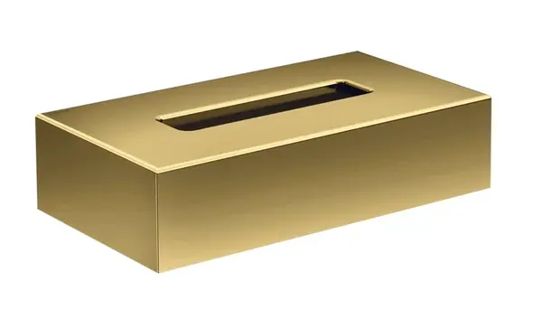 Axor Universal Circular - Zásobník papírových kapesníků, leštěný vzhled zlata 42873990
