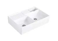 Villeroy & Boch Dřezy - Keramický dřez 90x63 cm, CeramicPlus, Stone White 632391RW