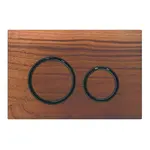 Geberit Sigma21 - Ovládací tlačítko pro 2 množství splachování, ořech americký/černý chrom 115.651.JX.1