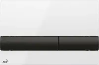 Alcadrain Basic - Ovládací tlačítko splachování, bílá/černá M1710-8