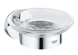Grohe Essentials - Miska na mýdlo s držákem, chrom 40444001