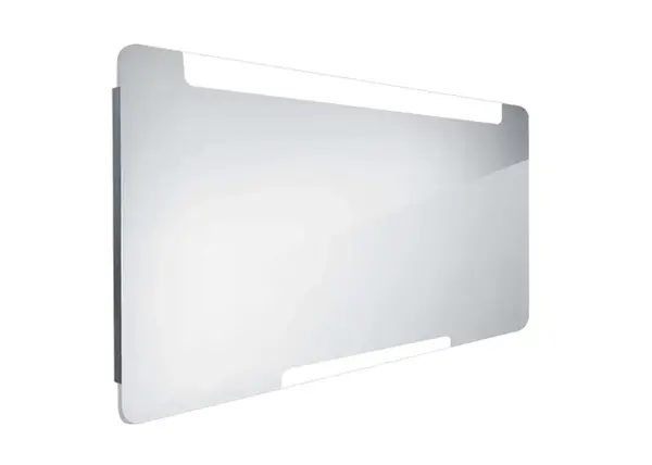 Nimco Zrcadla - Zrcadlo s LED osvětlením, 140x70 cm, hliník ZP 22008