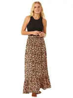 Rip curl dámská maxi sukně Sea Of Dreams Brown | Hnědá | Velikost L
