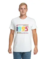 Meatfly pánské tričko 1995 White | Bílá | Velikost L | 100% bavlna