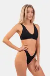 Nebbia Trojúhelníkové Bralette plavky s vycpávkami 457 , černá, S