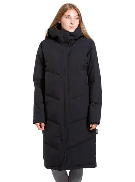 Dámský street kabát meatfly chloe černá xl