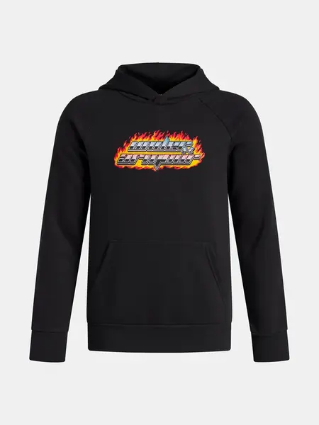 Chlapecká mikina Under Armour UA Rival Flc Flamin Wdmrk HD-BLK - Kluci