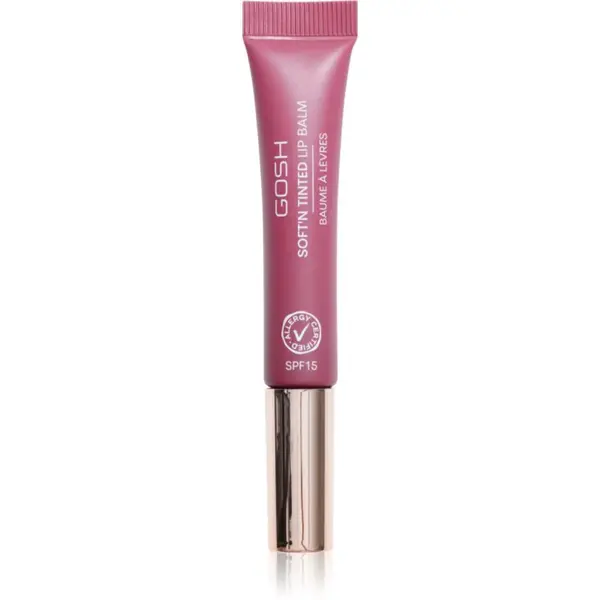 GOSH COPENHAGEN Soft`n Tinted tónující balzám na rty SPF 15 odstín Berry 8 ml