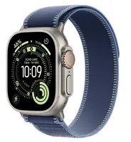 APPLE Watch Ultra 3 GPS + Cellular 49mm přírodní titan - modrý/jasně modrý trailový tah - S/M
