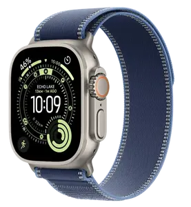 APPLE Watch Ultra 3 GPS + Cellular 49mm přírodní titan - modrý/jasně modrý trailový tah - S/M
