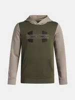 Chlapecká mikina Under Armour UA Rival Flc Cblck Grphc HD-GRN - Kluci