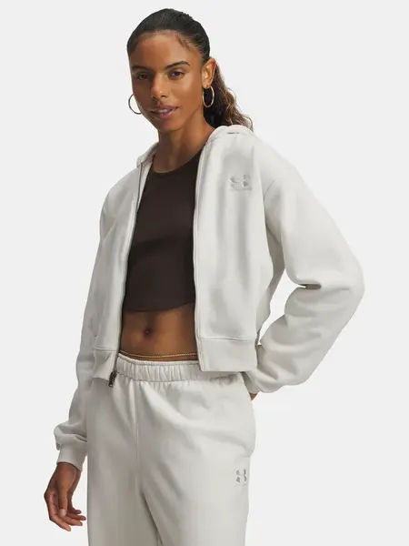 Dámská mikina Under Armour UA Icon Vida Flc FZ-WHT - Dámské