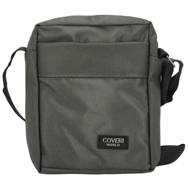 Pánska crossbody taška šedá - Coveri Remig
