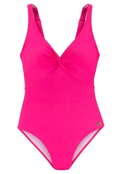 LASCANA Jednodielne plavky 'Lolo'  neónovo ružová