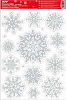 Okenní fólie vánoce glitr VA011 20x30cm