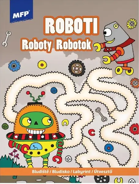 Omalovánky - Bludiště Roboti 210x276/32s