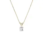 Náhrdelník s briliantovým přívěskem ve žlutém zlatě KLENOTA