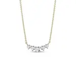 Luxusný náhrdelník zo žltého zlata s diamantmi KLENOTA