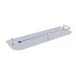 Nimco Náhradné diely - Sklo s ohrádkou, dĺžka 400 mm, matné sklo/chróm 1091AX-40-26