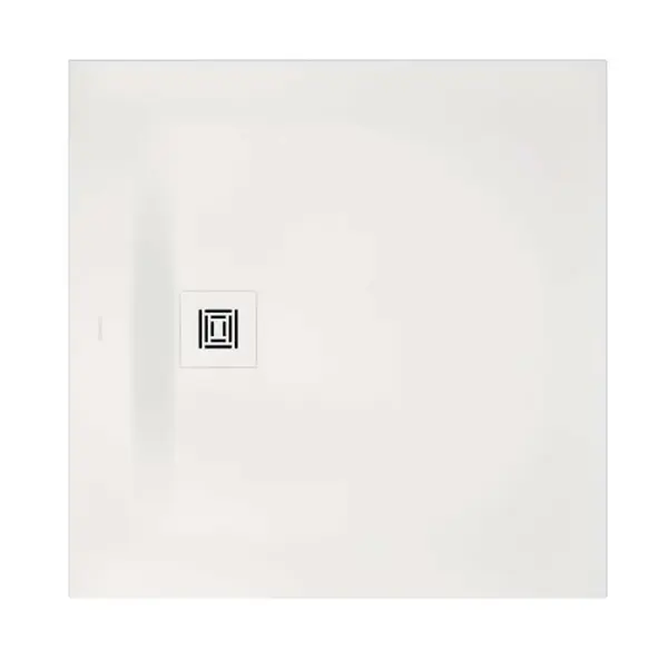 Duravit Sustano - Sprchová vanička, 90x90 cm, DuraSolid, matná bílá 720271740000000