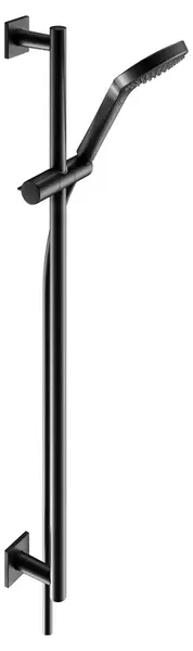 Keuco IXMO - Set sprchové hlavice, 3 proudy, tyče 86 cm a hadice, matná černá 59587370802