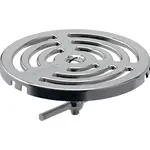 Geberit Príslušenstvo - Rošt pre podlahové vpusty, priskrutkovateľný, priemer 10 cm, nerezová 154.317.00.1