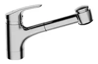 Hansa Mix - Páková dřezová baterie  s vytahovací sprškou, chrom 01382283