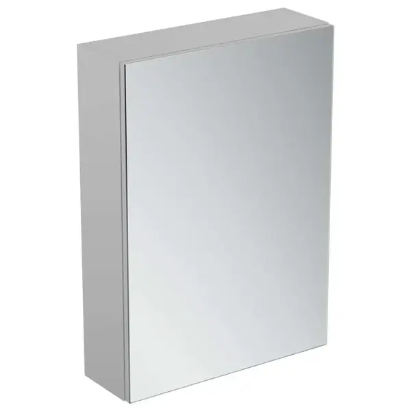 Ideal Standard Mirror&Light - Zrcadlová skříňka 50x70 cm, hliník T3588AL