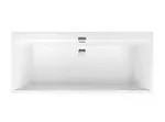 Villeroy & Boch Squaro Edge 12 - Vana Duo, 170x75 cm, Quaryl, bílá UBQ170SQE2DV-01