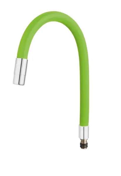 Novaservis Příslušenství - Hadice ke dřezové baterii, zelená/chrom W100G-B