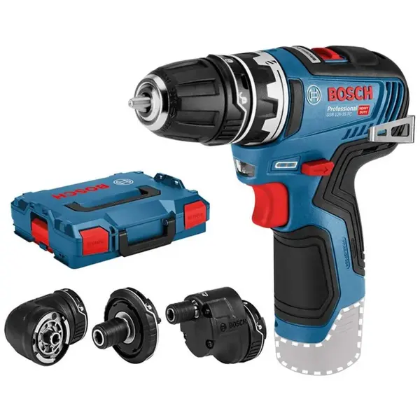 Bosch Náradie - 12V AKU vŕtací skrutkovač s príslušenstvom, bez batérie a nabíjačky 06019H3003