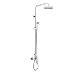 Mereo Dita - Sprchový set s batériou, 20x20 cm, 1 prúd, chróm CBE60104SDD