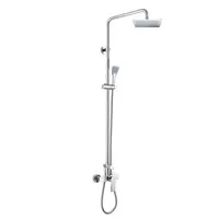 Mereo Dita - Sprchový set s batériou, 20x20 cm, 1 prúd, chróm CBE60104SDD