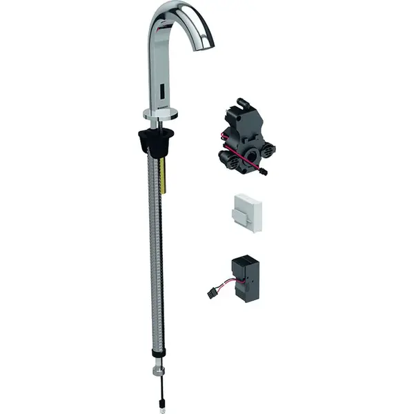 Geberit Piave - Elektronická umývadlová batéria, so zmiešavačom, sieťové napájanie, chróm 116.182.21.1