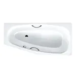 Kaldewei Advantage - Asymetrická vaňa Mini Star ľavá 837, 157x70/48 cm, s otvormi na držadlá, antislip, biela 225330000001